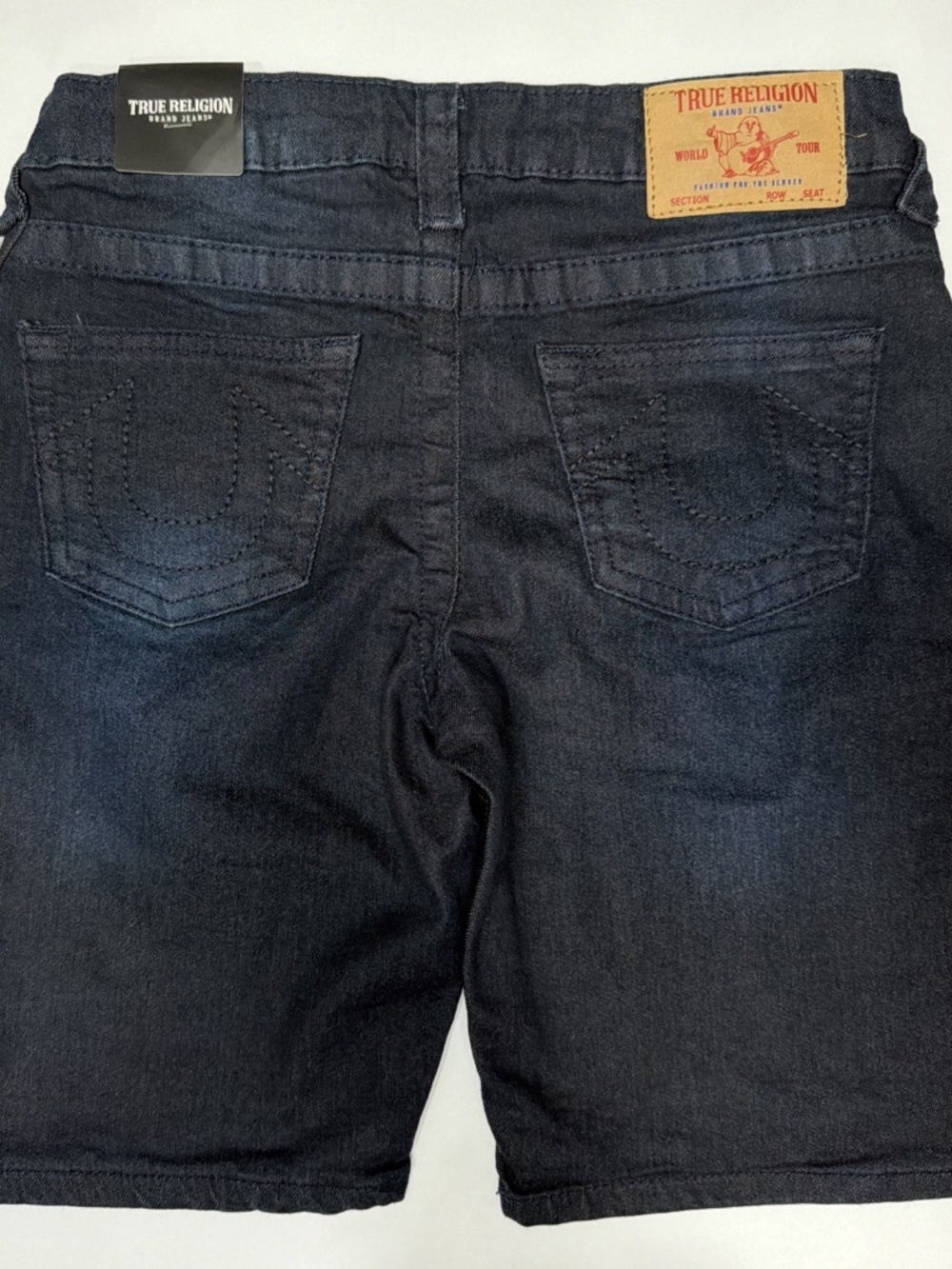 New True Religion Brand Jeans Denim Shorts Geno Relaxed Slim Boys Size 10